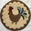 Rooster Chair Pad Rug Hooking Kit