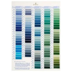 DMC Thread Color Card -Stella House Shop DMC Color Card 51562.1589300044