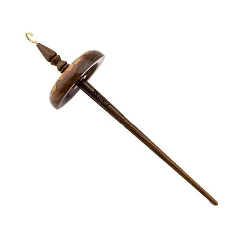 Woolery Premium Drop Spindle - Checkerboard 2 Woolery Premium Drop Spindle - Checkerboard - Image 2