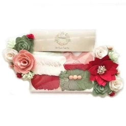 Felt Flower Craft Kit - Holly Jolly Poinsettia -Stella House Shop HGH 001c 41680.1674485673