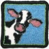 Complete Coaster Rug Hooking Kit - Cow