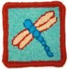 Complete Coaster Rug Hooking Kit - Dragonfly