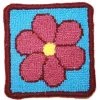 Complete Coaster Rug Hooking Kit - Flower