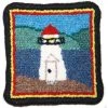 Complete Coaster Rug Hooking Kit - Lighthouse