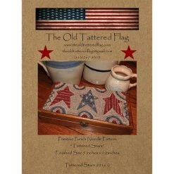 Punch Needle Pattern - Tattered Stars