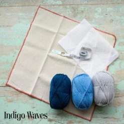 Punch It Up! Kit -Stella House Shop RugPunchKitsIndigoWaves 95022.1655322468