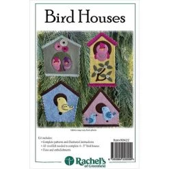 Felt Ornament Kit - Bird Houses -Stella House Shop SPI K0422 95203.1661344730