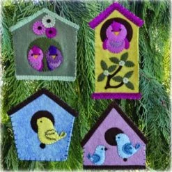 Felt Ornament Kit - Bird Houses
