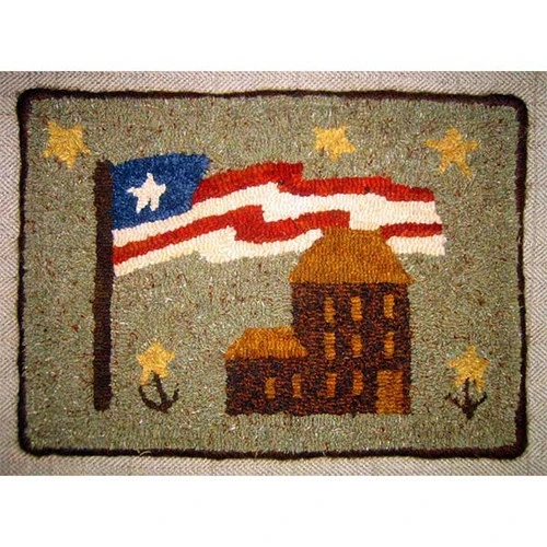 Proud American Rug Hooking Kit 1 Proud American Rug Hooking Kit